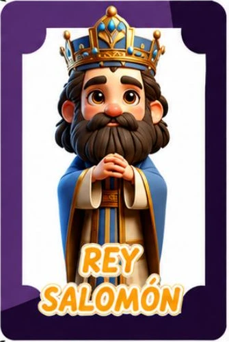 Carta original del juego: Rey Salomón